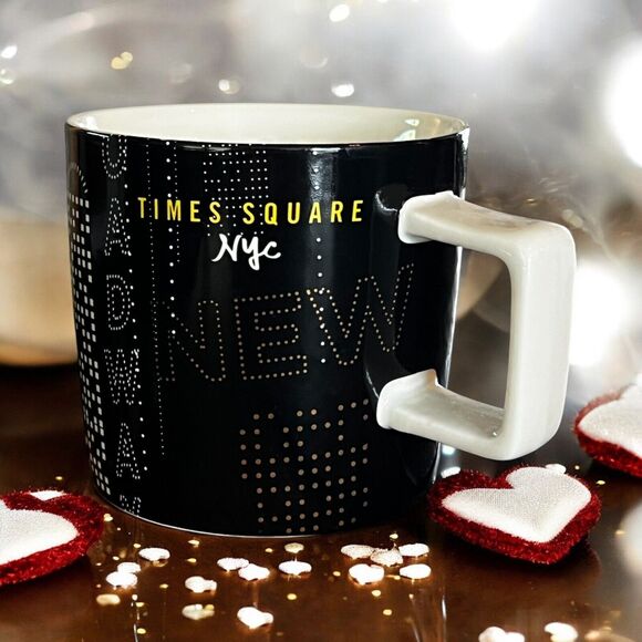Starbucks 2014 Times Square NYC Collection 14 Oz Coffee Mug Cup EUC - Picture 1 of 7